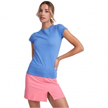 Logo trade advertising products image of: Capri short sleeve women's t-shirt
