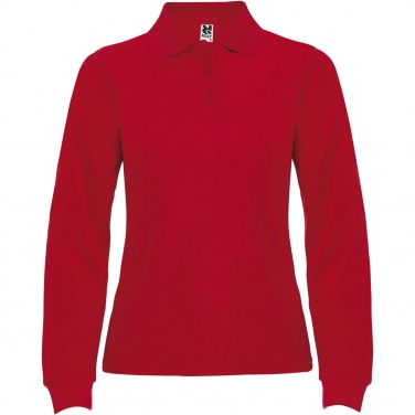 Logo trade advertising products image of: Estrella long sleeve women's polo