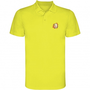 Logo trade promotional merchandise image of: Monzha short sleeve kids sports polo