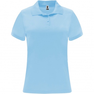 Logo trade promotional giveaways picture of: Monzha short sleeve women's sports polo