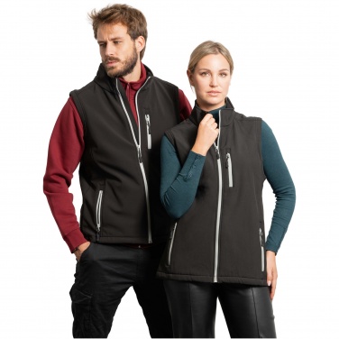 Logo trade corporate gifts picture of: Nevada unisex softshell bodywarmer