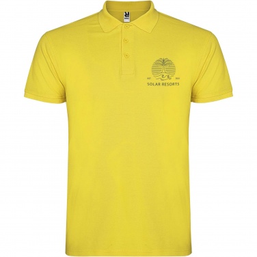 Logo trade corporate gifts image of: Star short sleeve men's polo