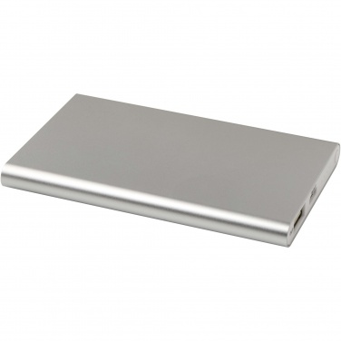 Logo trade corporate gift photo of: Pep 4000 mAh Type-C recycled aluminium power bank 