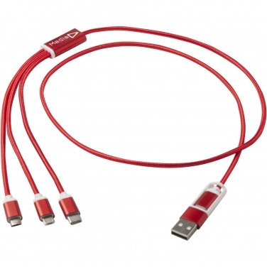 Logotrade promotional merchandise photo of: Versatile 5-1 recycled aluminium charging cable