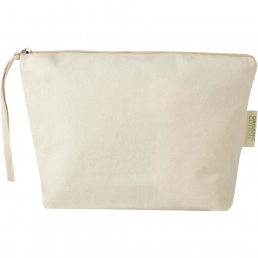 Logotrade business gift image of: Orissa 180 g/m² organic large accessory pouch 3L