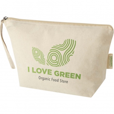 Logo trade advertising products picture of: Orissa 180 g/m² organic large accessory pouch 3L