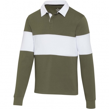 Logotrade corporate gifts photo of: Clyde unisex organic rugby polo sweatshirt