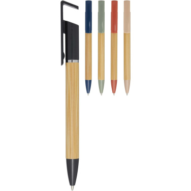 Logo trade promotional giveaways picture of: Delfina phone holder pen