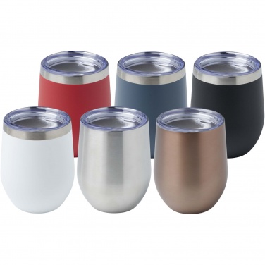 Logo trade promotional gifts picture of: Corzo 350 ml RCS certified recycled stainless steel copper vacuum insulated cup