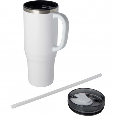 Logotrade promotional merchandise photo of: Melbourne 1200 ml RCS certified insulated tumbler with straw