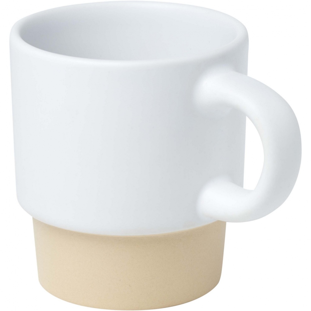 Logo trade business gift photo of: Olympia 130 ml stackable expresso cup with clay bottom
