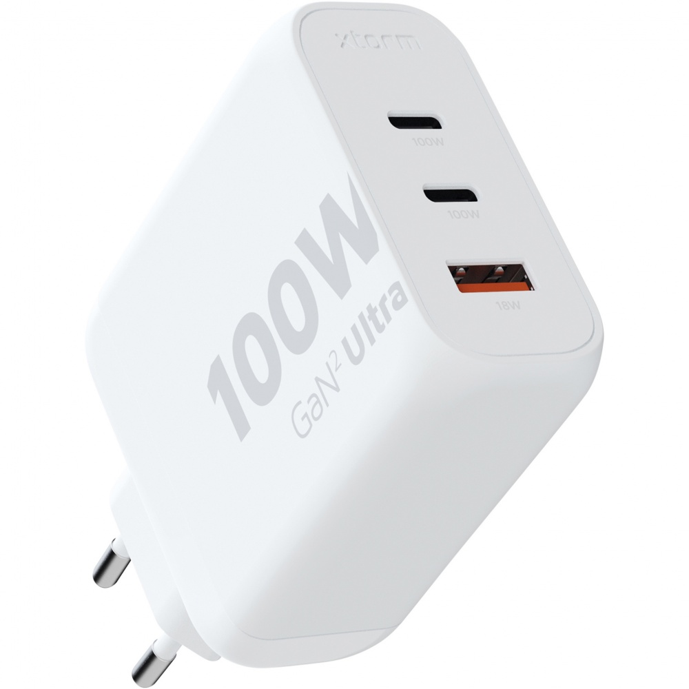 Logo trade corporate gifts picture of: Xtorm XEC100 GaN² Ultra 100W wall charger