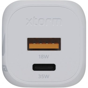 Logo trade promotional giveaways image of: Xtorm XEC035 GaN² Ultra 35W wall charger