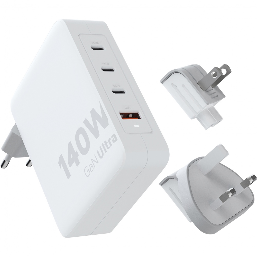 Logo trade promotional merchandise image of: Xtorm XVC2140 GaN Ultra 140W travel charger with 240W USB-C PD cable