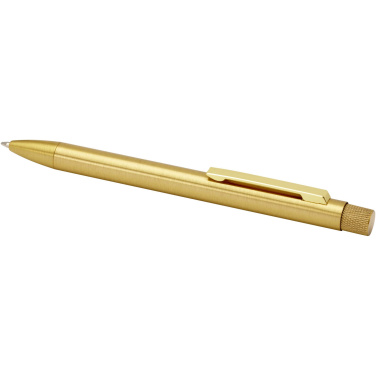 Logotrade corporate gift picture of: Beatriz recycled brass ballpoint pen