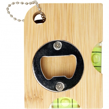 Logotrade promotional item image of: Levo bamboo bottle opener with level 
