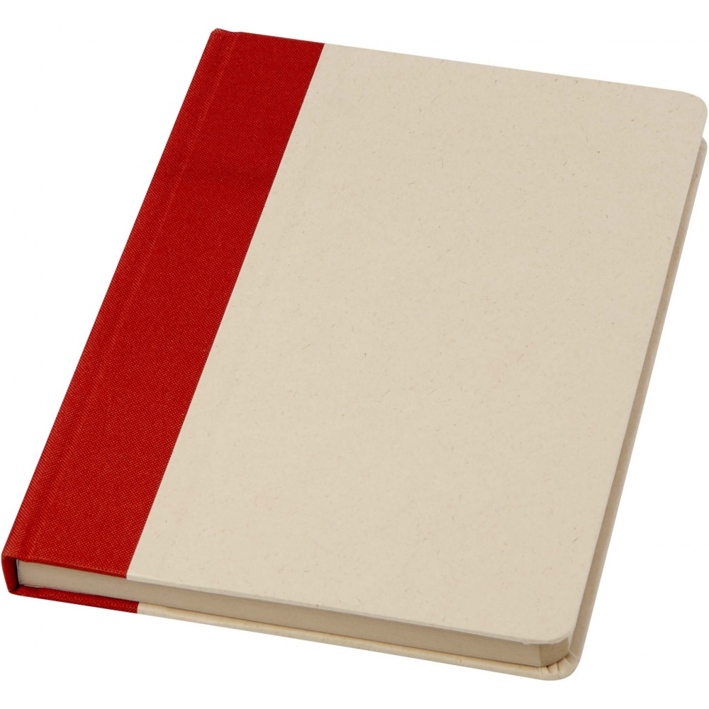 Logo trade promotional merchandise photo of: Liliana A5 sugar cane plastic hard cover notebook