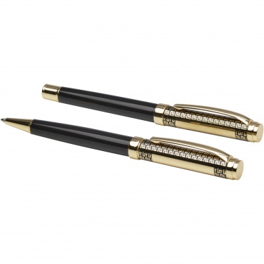 Logo trade promotional merchandise photo of: Legato ballpoint and rollerball pen set
