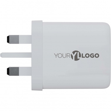 Logotrade promotional merchandise image of: Xtorm XEC067G GaN² Ultra 67W wall charger - UK plug