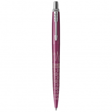 Logo trade promotional items picture of: Parker Jotter SE Global Icons colour trim ballpoint pen