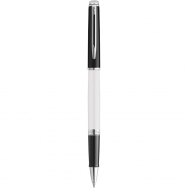 Logotrade promotional product image of: Hemisphere colour blocking rollerball pen with palladium trim