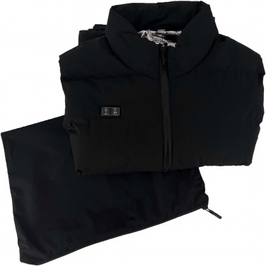 Logo trade advertising products picture of: SCX.design G01 heated bodywarmer with power bank