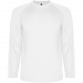 Montecarlo long sleeve kids sports t-shirt, White