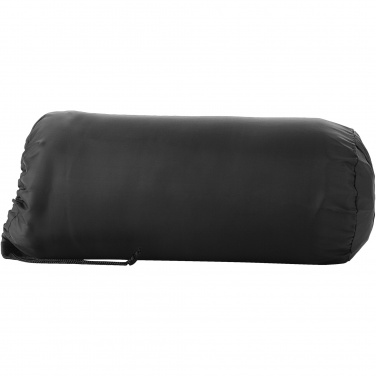 Logo trade advertising products image of: Huggy fleece plaid blanket with carry pouch