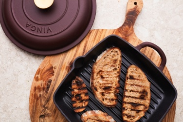 Logo trade promotional merchandise photo of: VINGA Monte enamelled grill pan