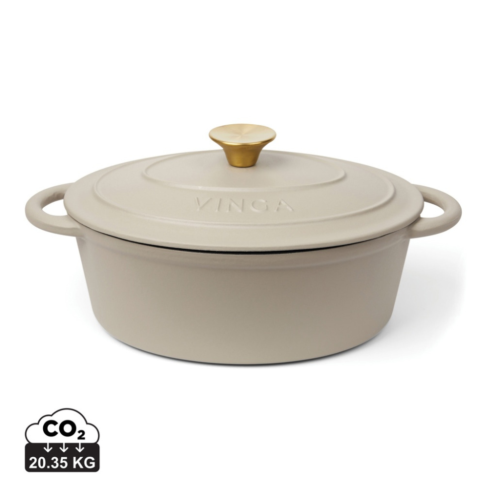 Logotrade promotional product image of: VINGA Monte enameled cast iron pot 3.5L
