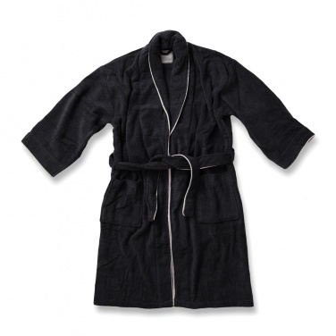 Logo trade promotional gifts picture of: VINGA Harper bathrobe S/M