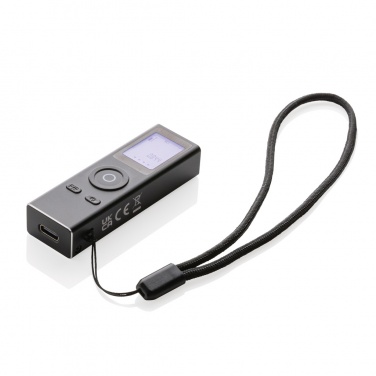 Logotrade promotional item image of: Gear X RCS recycled aluminum 30 metre laser measure