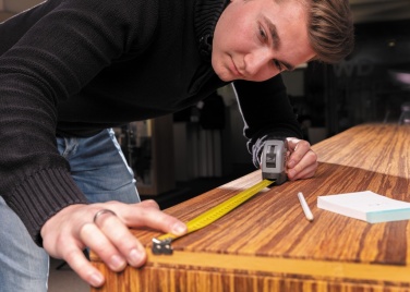 Logotrade promotional products photo of: Measuring tape with carabiner