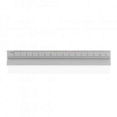Logotrade promotional merchandise photo of: 15cm. Aluminum triangular ruler