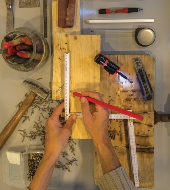 Logo trade promotional product photo of: 25cm wooden carpenter pencil