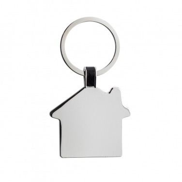Logotrade promotional item picture of: RCS recycled zinc alloy house keyring