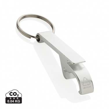 Logo trade promotional products picture of: RCS recycled aluminum bottle and can opener