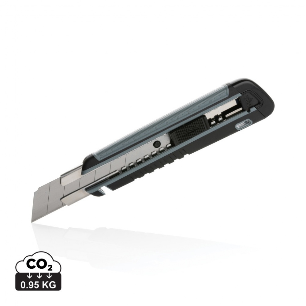 Logotrade advertising product image of: Refillable RCS rplastic heavy duty snap-off knife soft grip