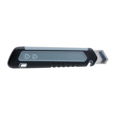 Logotrade promotional item image of: Refillable RCS rplastic heavy duty snap-off knife soft grip