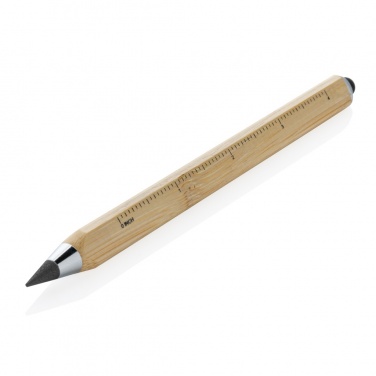 Logo trade promotional gifts image of: Eon bamboo infinity multitasking pen