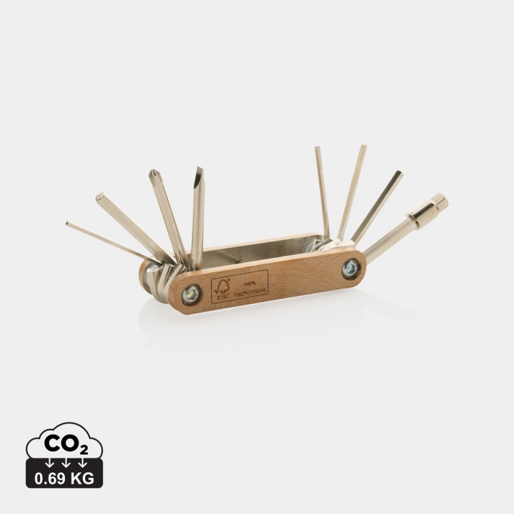 Logo trade promotional gifts picture of: Wooden hex tool
