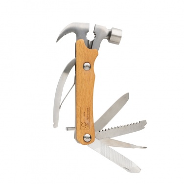 Logo trade business gift photo of: Wooden multi-tool hammer