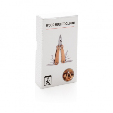 Logo trade corporate gift photo of: Wood multitool mini