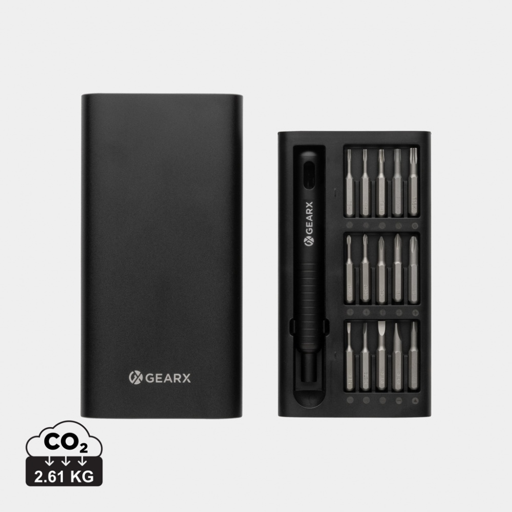 Logo trade promotional gift photo of: Gear X 31 in 1 precision screwdriver set