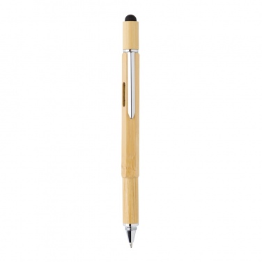 Logotrade promotional item image of: Bamboo 5-in-1 toolpen
