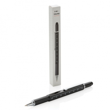 Logotrade promotional gift image of: 5-in-1 aluminium toolpen