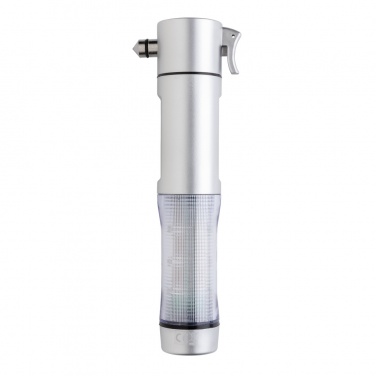 Logo trade promotional products image of: Emergency light with hammer
