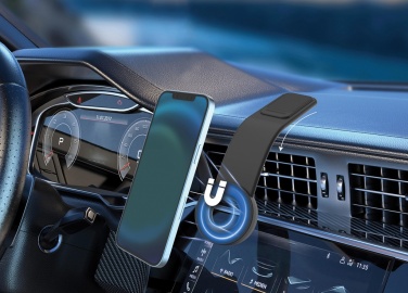 Logotrade promotional gift image of: DriveGrip RCS recycled plastic universal magnetic car holder