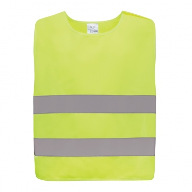 Logo trade promotional merchandise image of: GRS recycled PET high-visibility safety vest 7-12 years