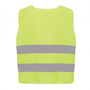 Logo trade promotional items picture of: GRS recycled PET high-visibility safety vest 7-12 years
